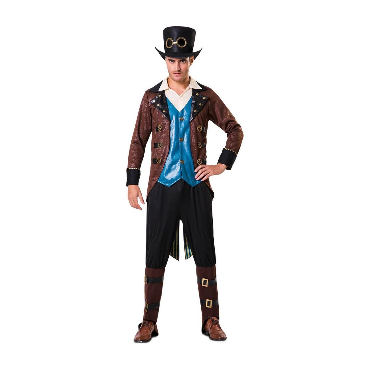 Kostume til voksne - Steampunk høj hat S billede