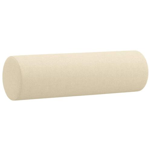 3 personers sofa med puder stof cremefarvet