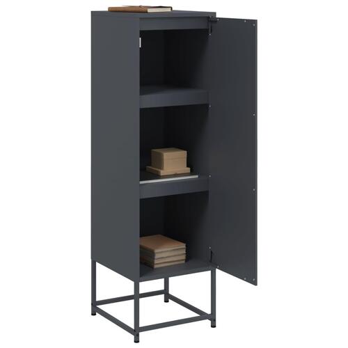 Skab 36x39x123 cm stål antracitgrå