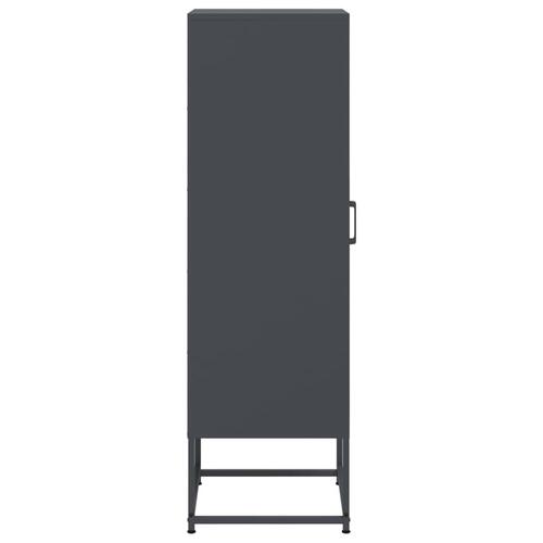 Skab 36x39x123 cm stål antracitgrå