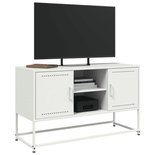 Højskab 100,5x39x107 cm stål sennepsgul