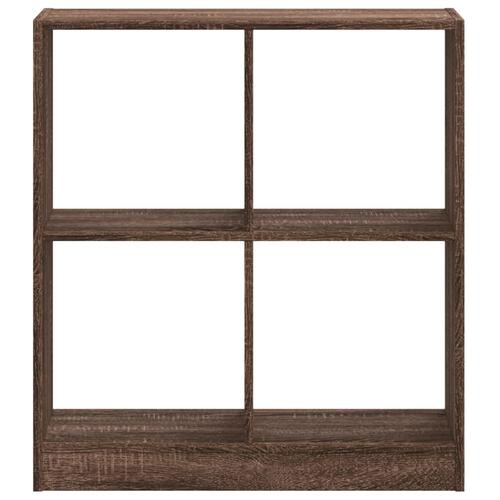 Skab 68,5x32x75 cm konstrueret træ brun egetræsfarve