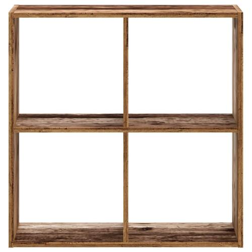 Skab 68,5x32x68,5 cm konstrueret træ antikt træ
