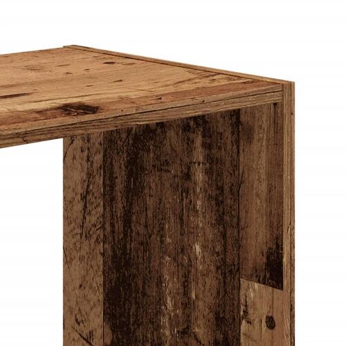 Skab 68,5x32x68,5 cm konstrueret træ antikt træ
