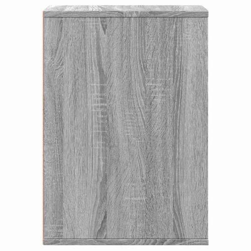 Kommode til hjørne 40x41x58 cm konstrueret træ grå sonoma-eg