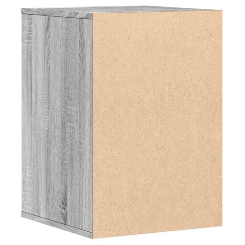 Kommode til hjørne 40x41x58 cm konstrueret træ grå sonoma-eg