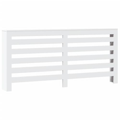 Radiatorskjuler 175x20x82 cm konstrueret træ hvid