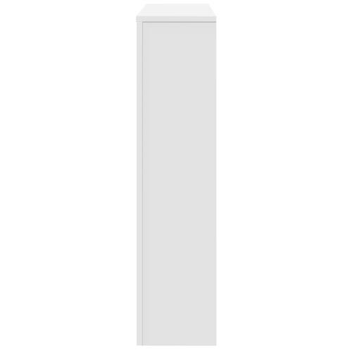 Radiatorskjuler 175x20x82 cm konstrueret træ hvid