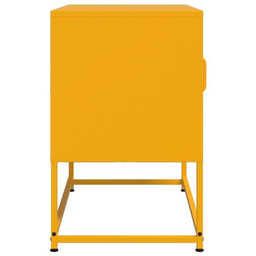 Tv-bord 100,5x39x60,5 cm stål antracitgrå