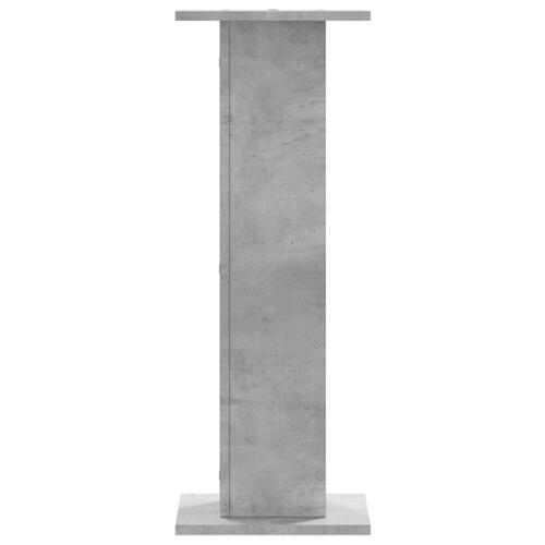 Højtalerstativer 2 stk. 30x30x80 cm konstrueret træ betongrå