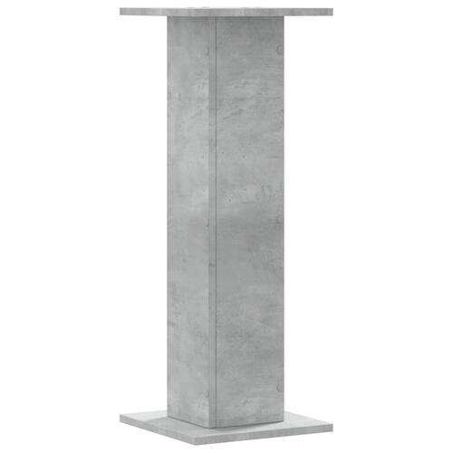 Højtalerstativer 2 stk. 30x30x80 cm konstrueret træ betongrå
