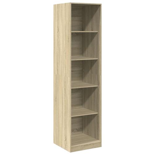 Klædeskab 50x50x200 cm konstrueret træ sonoma-eg