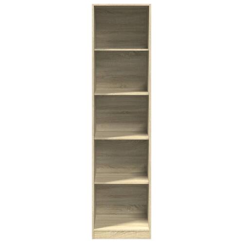 Klædeskab 50x50x200 cm konstrueret træ sonoma-eg