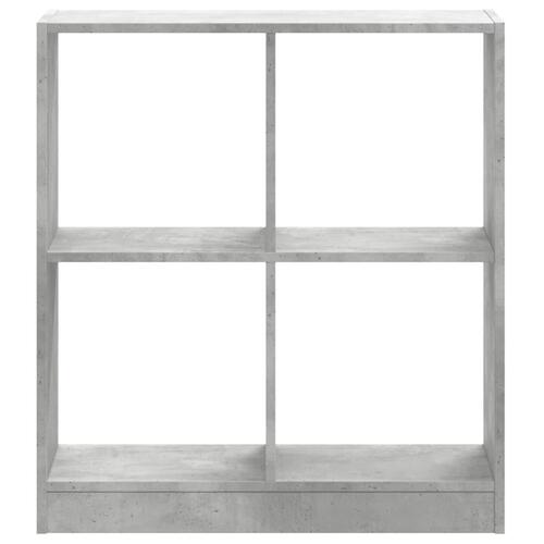 Skab 68,5x32x75 cm konstrueret træ betongrå