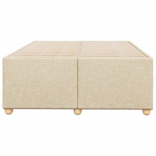 Sengeramme uden madras Creme 120x200 cm Stof