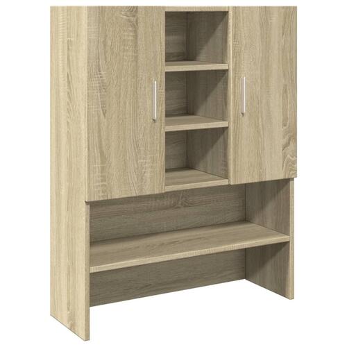 Badeværelsesskab 70,5x24x90 cm sonoma-eg