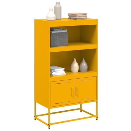 Skab 68,5x38,5x123,5 cm stål sennepsgul