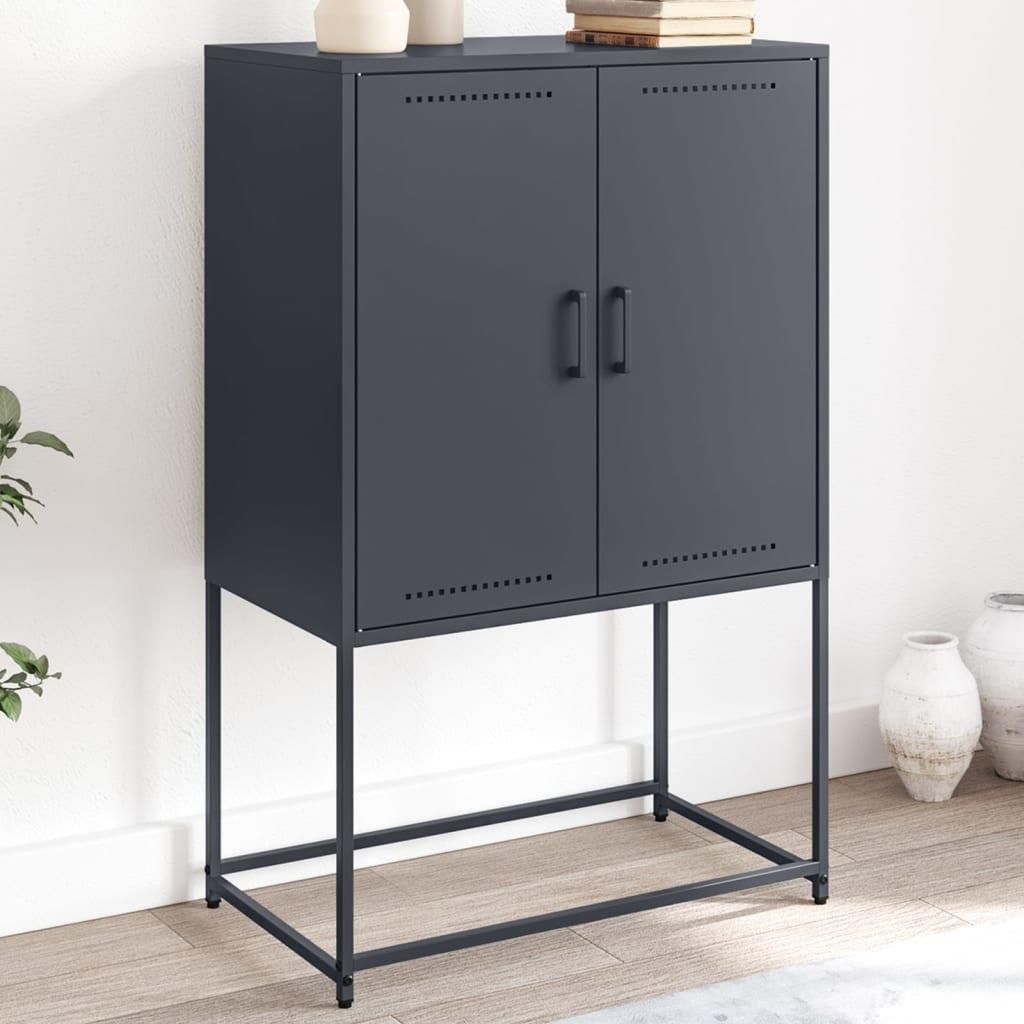 Skab 68,5x38,5x107 cm stål antracitgrå