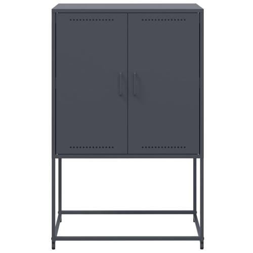 Skab 68,5x38,5x107 cm stål antracitgrå