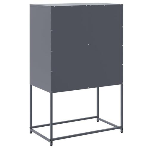 Skab 68,5x38,5x107 cm stål antracitgrå
