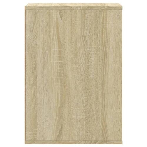 Kommode til hjørne 40x41x58 cm konstrueret træ sonoma-eg