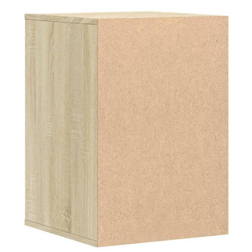 Kommode til hjørne 40x41x58 cm konstrueret træ sonoma-eg