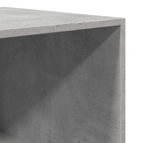 Klædeskab 50×50×200 cm i konstrueret træ - betongrå