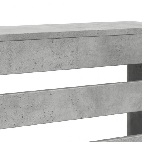 Radiatorskjuler 175 x 20 x 82 cm - betongrå