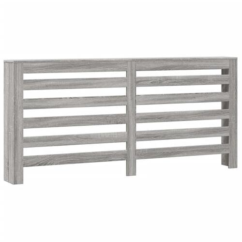 Radiatorskjuler 175x20x82 cm konstrueret træ grå sonoma-eg