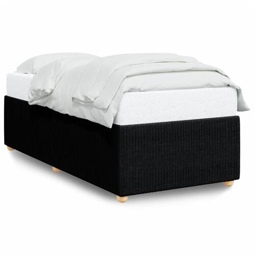 Sengeramme uden madras 90x190 cm stof sort