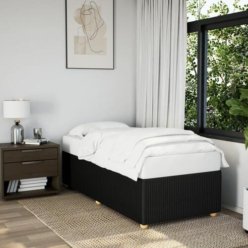 Sengeramme uden madras 90x190 cm stof sort