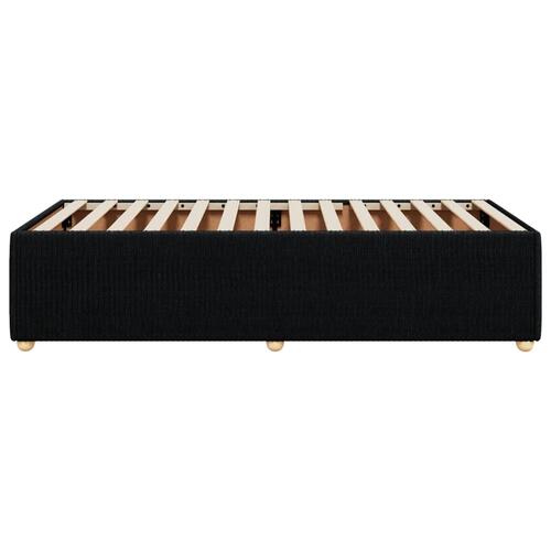 Sengeramme uden madras 90x190 cm stof sort
