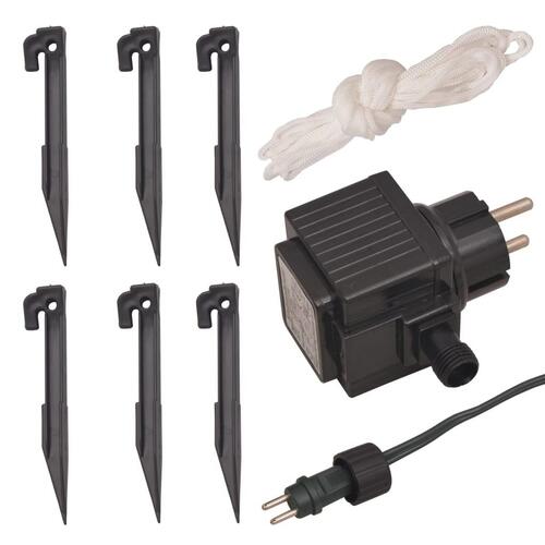 Oppustelige snemænd julefamilie LED IP44 240 cm