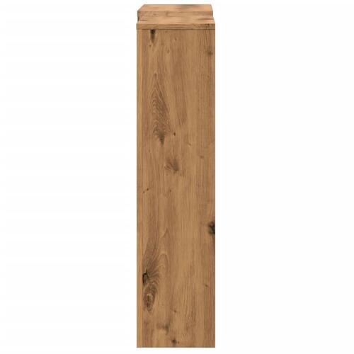 Radiatorskjuler 205x21,5x83,5 cm konstrueret træ egetræsfarve
