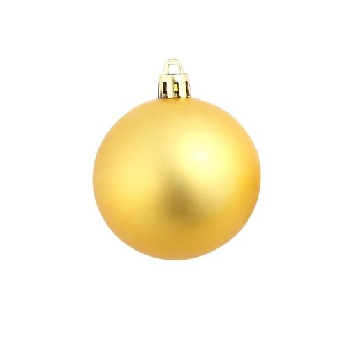 Julekuglesæt 100 stk. 3/4/6 cm guldfarvet