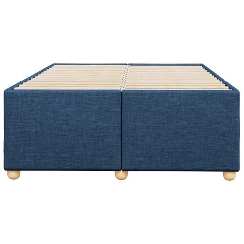 Sengeramme uden madras 120x200 cm stof blå