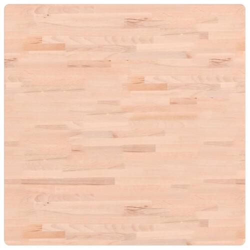 Bordplade 90x90x4 cm firkantet massivt bøgetræ