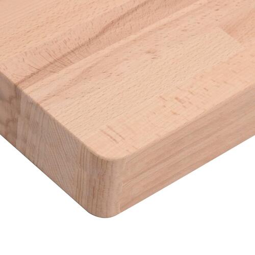 Bordplade 90x90x4 cm firkantet massivt bøgetræ