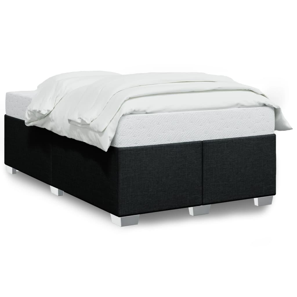 Sengeramme uden madras 120x190 cm stof sort