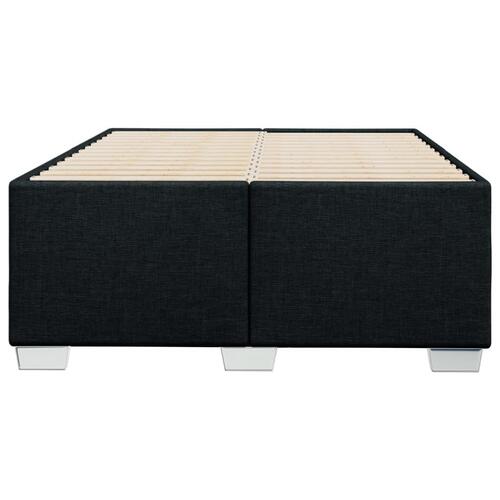 Sengeramme uden madras 120x190 cm stof sort