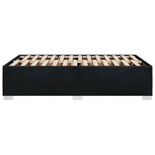 Sengeramme uden madras 120x190 cm stof sort