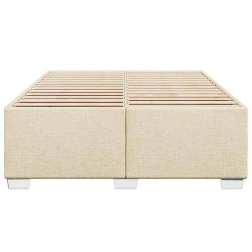 Sengeramme uden madras 160x200 cm stof cremefarvet