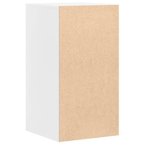 Kommode til hjørne 40x41x76 cm konstrueret træ hvid