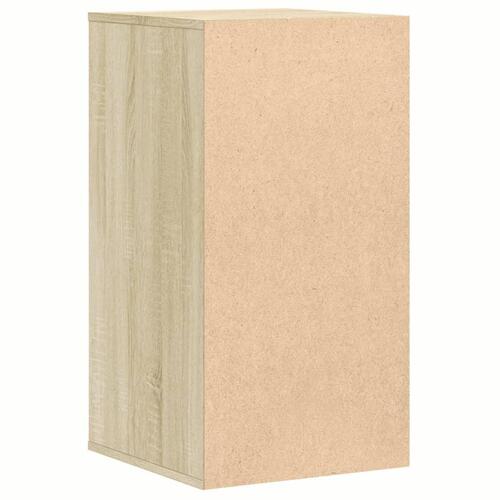 Kommode til hjørne 40x41x76 cm konstrueret træ sonoma-eg
