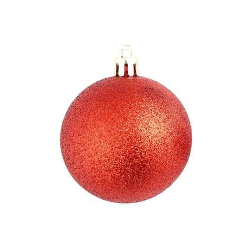 Julekuglesæt 100 stk. 3/4/6 cm rød