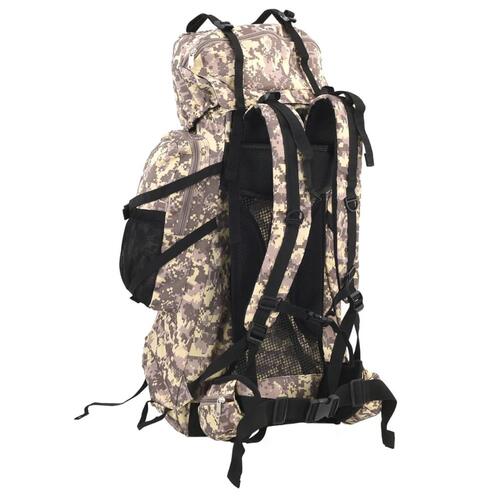 Vandretaske 60 l camouflage oxfordstof brun