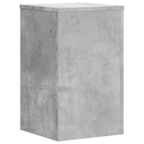 Plantestativer sæt af 2 - 30×30×50 cm i konstrueret træ, betongrå