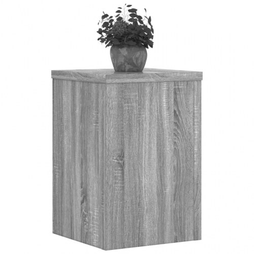 Plantestativer 2 stk. 25 x 25 x 35 cm - grå sonoma-eg