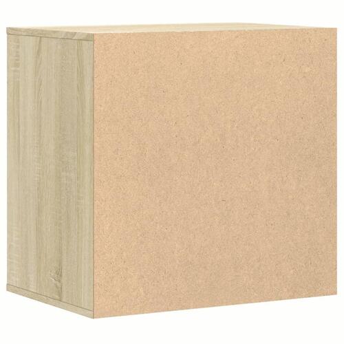 Kommode til hjørne 60x41x58 cm konstrueret træ sonoma-eg