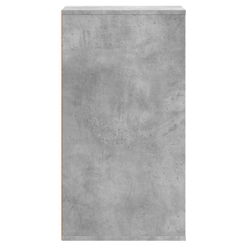 Kommode til hjørne 40x41x76 cm konstrueret træ betongrå
